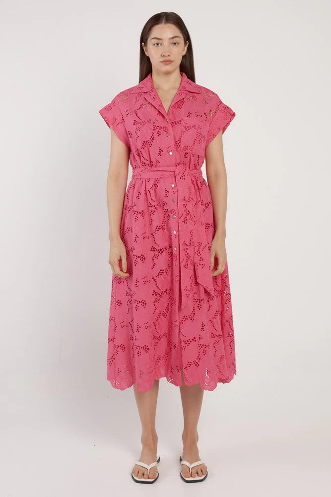 Fate & Becker Worth It Dress - Hot Pink
