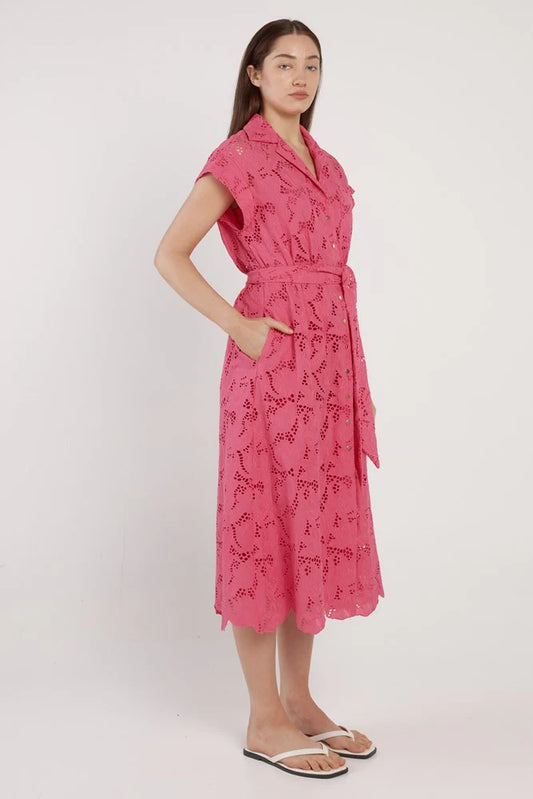 Fate & Becker Worth It Dress - Hot Pink