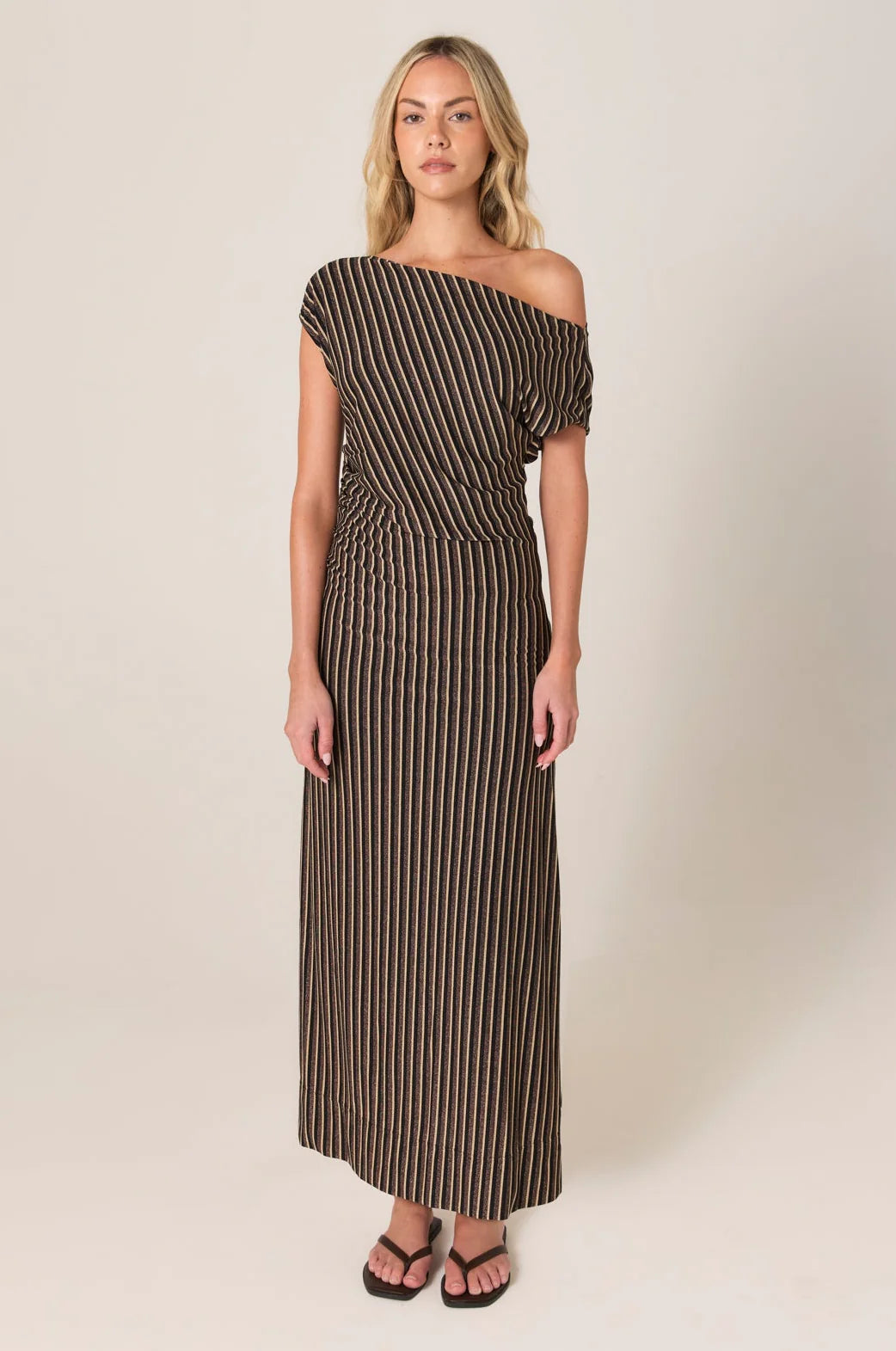 halter evening maxi dress Adriana Velvet Halter Neck Cut Out Maxi Dress in Jet Black main image 0
