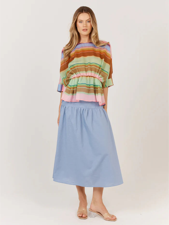 Fate & Becker Siesta Top - Multi Stripe