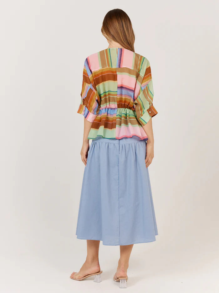 Fate & Becker Siesta Top - Multi Stripe