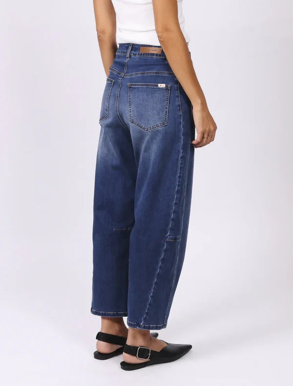 Toni Barrel Jeans - Blue