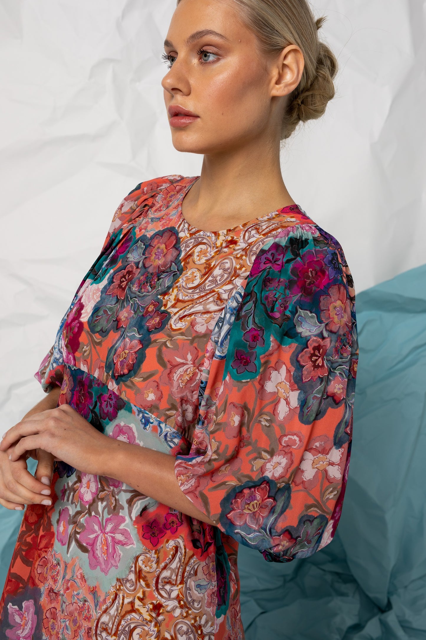 Kachel Claire Dress - Nile