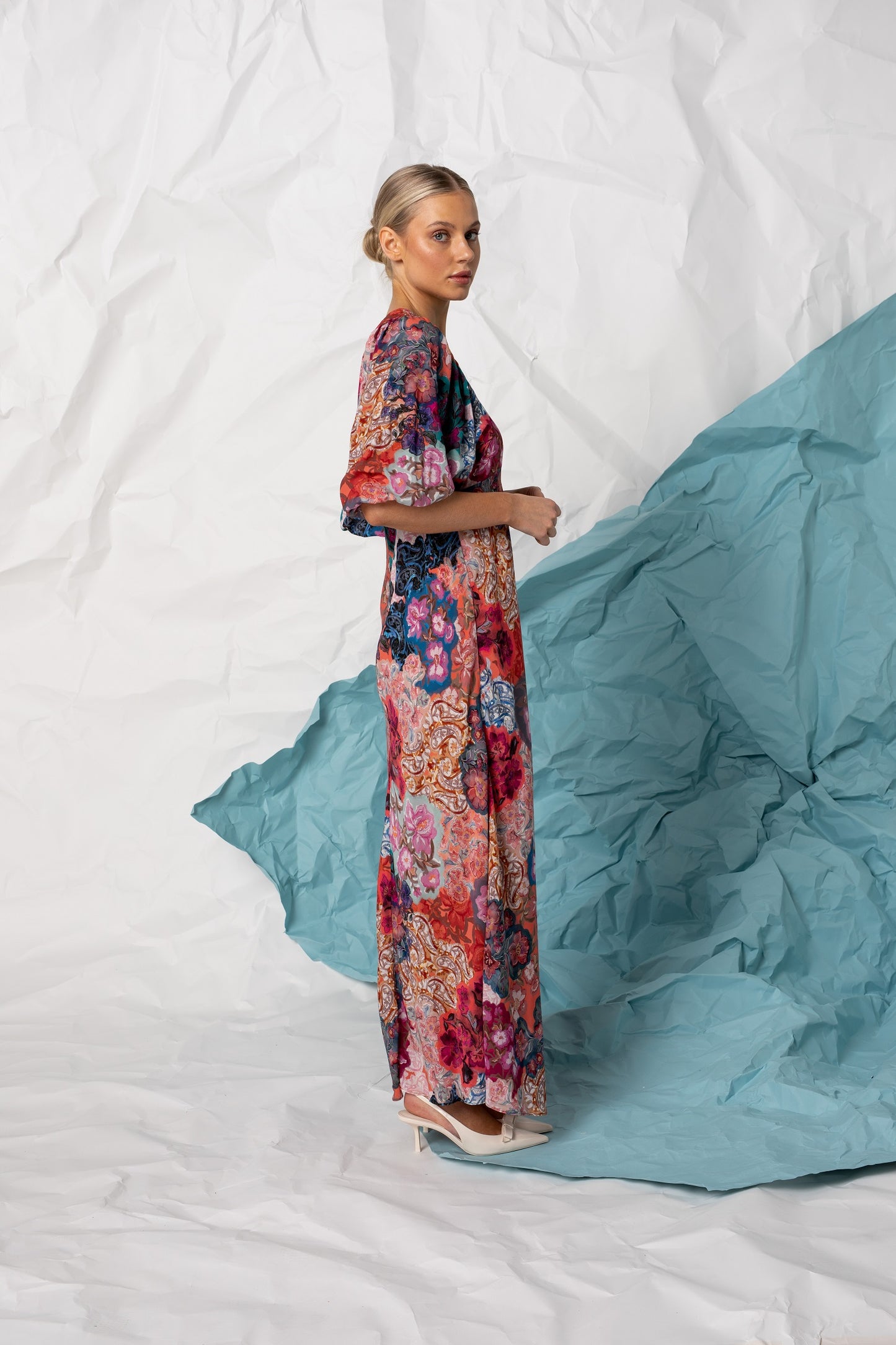 Kachel Claire Dress - Nile
