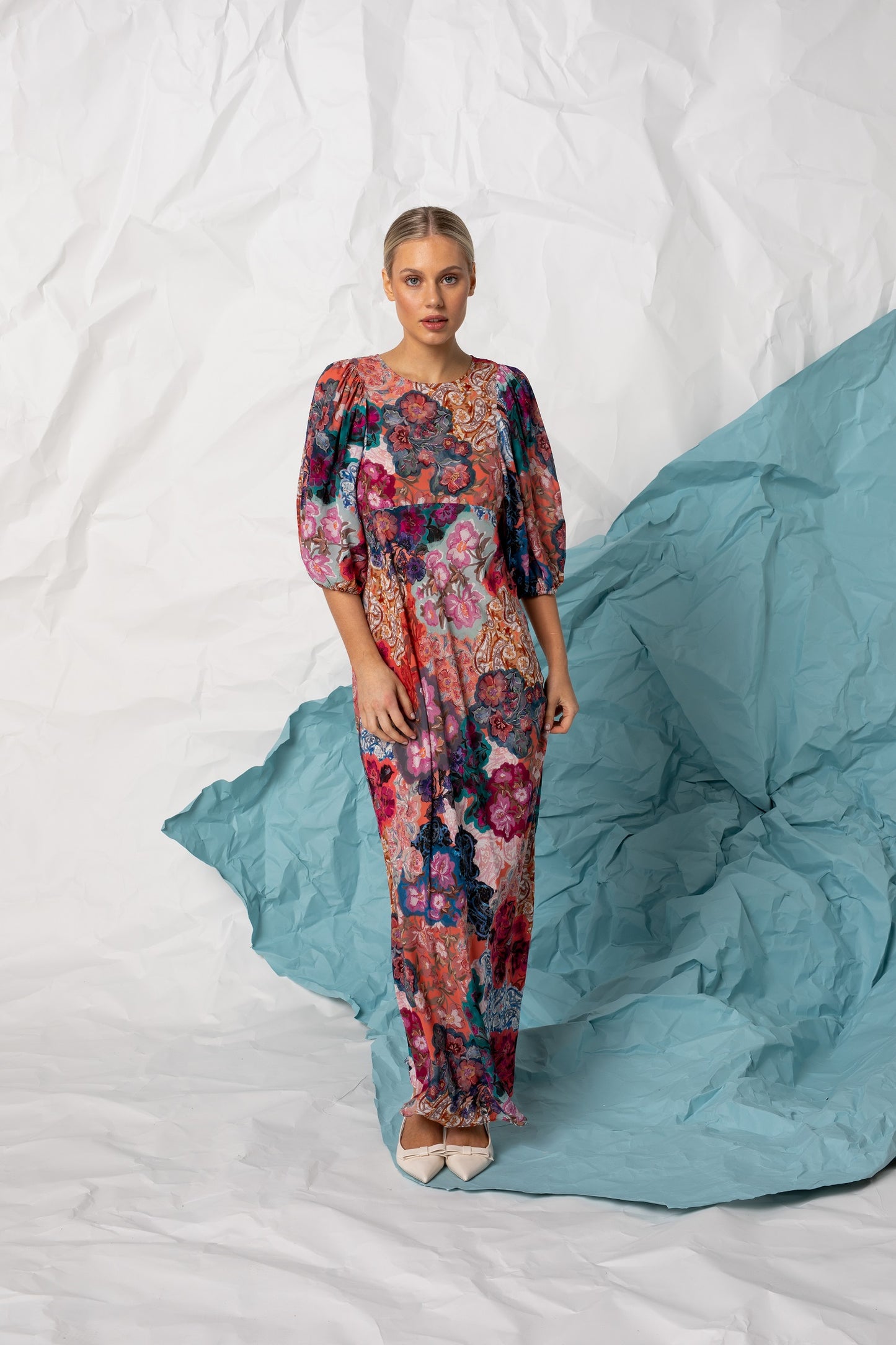 Kachel Claire Dress - Nile