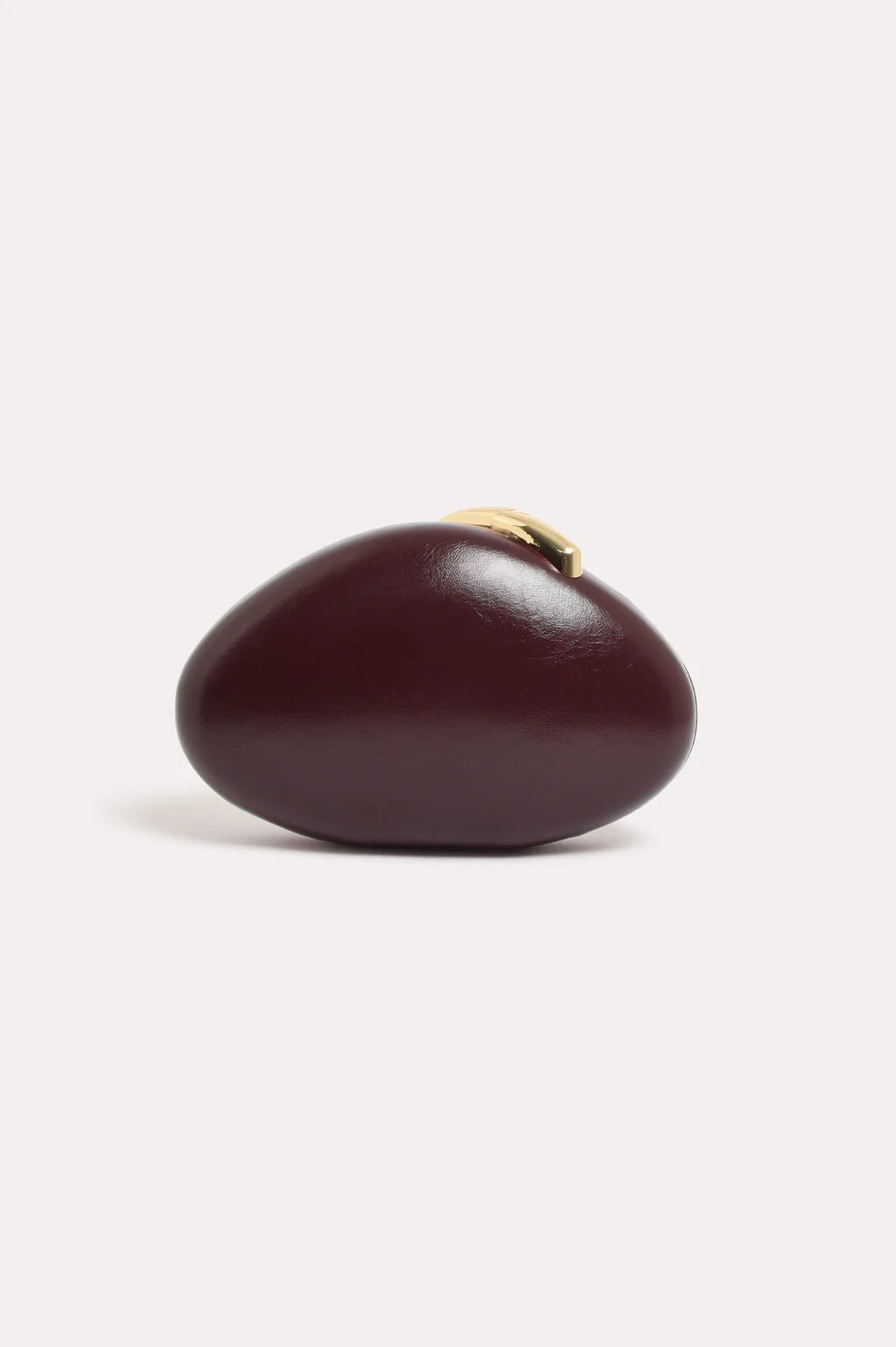 Crista Metal Clasp Event Clutch - Deep Wine