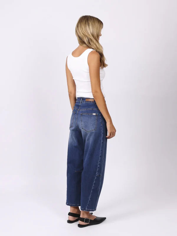 Toni Barrel Jeans - Blue