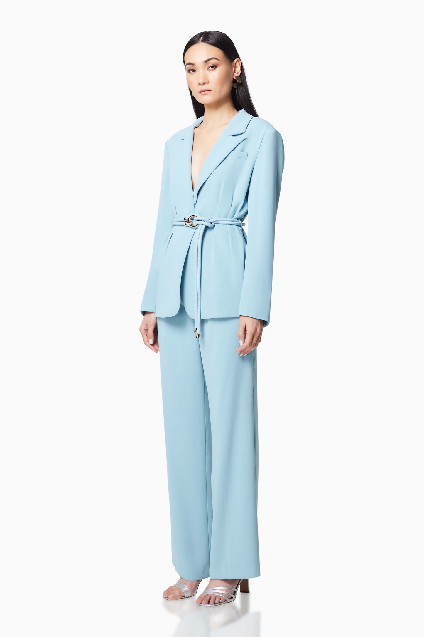 Elliatt Visvy Blazer Pant Set - Sky Blue