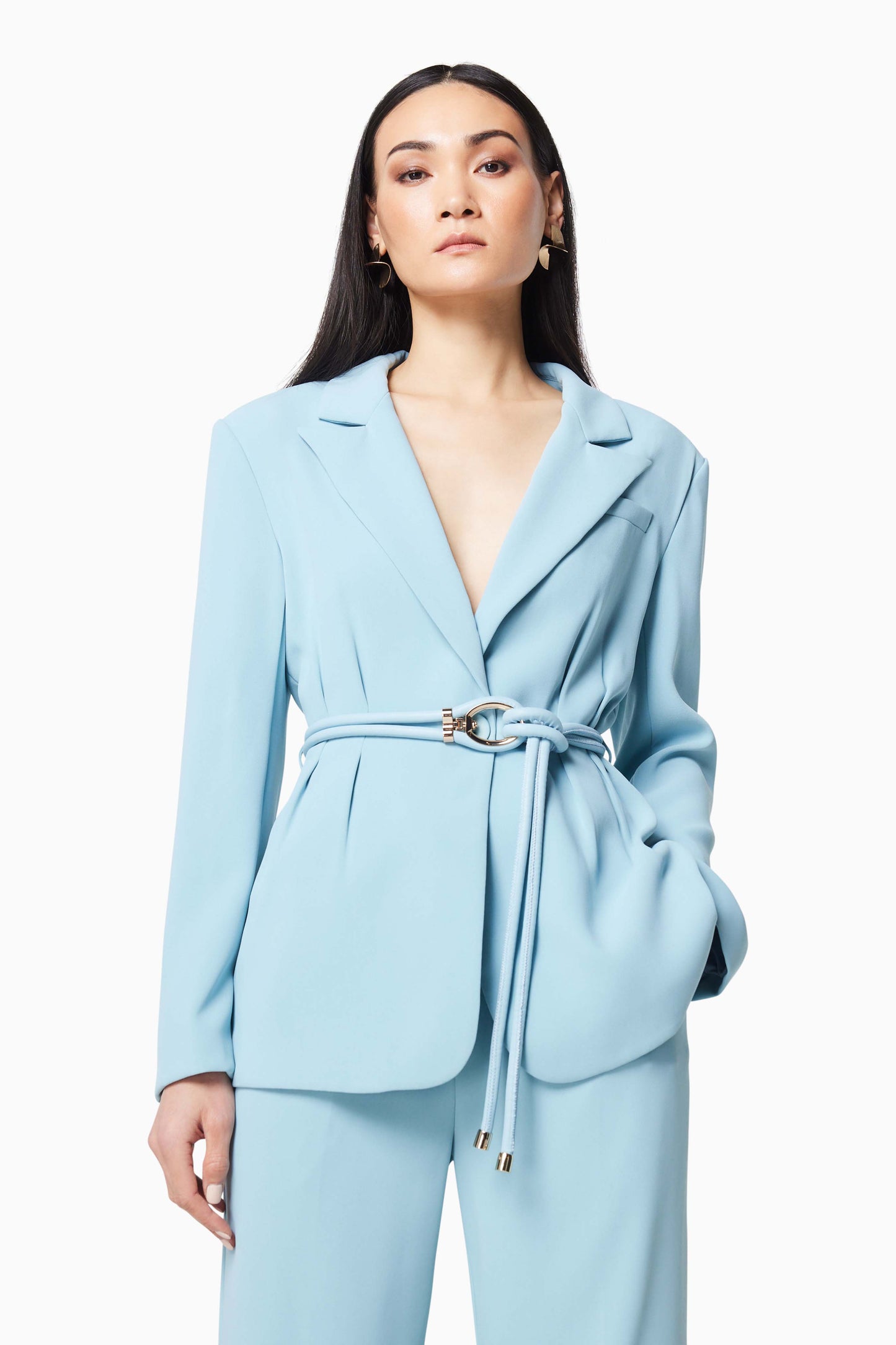 Elliatt Visvy Blazer Pant Set - Sky Blue