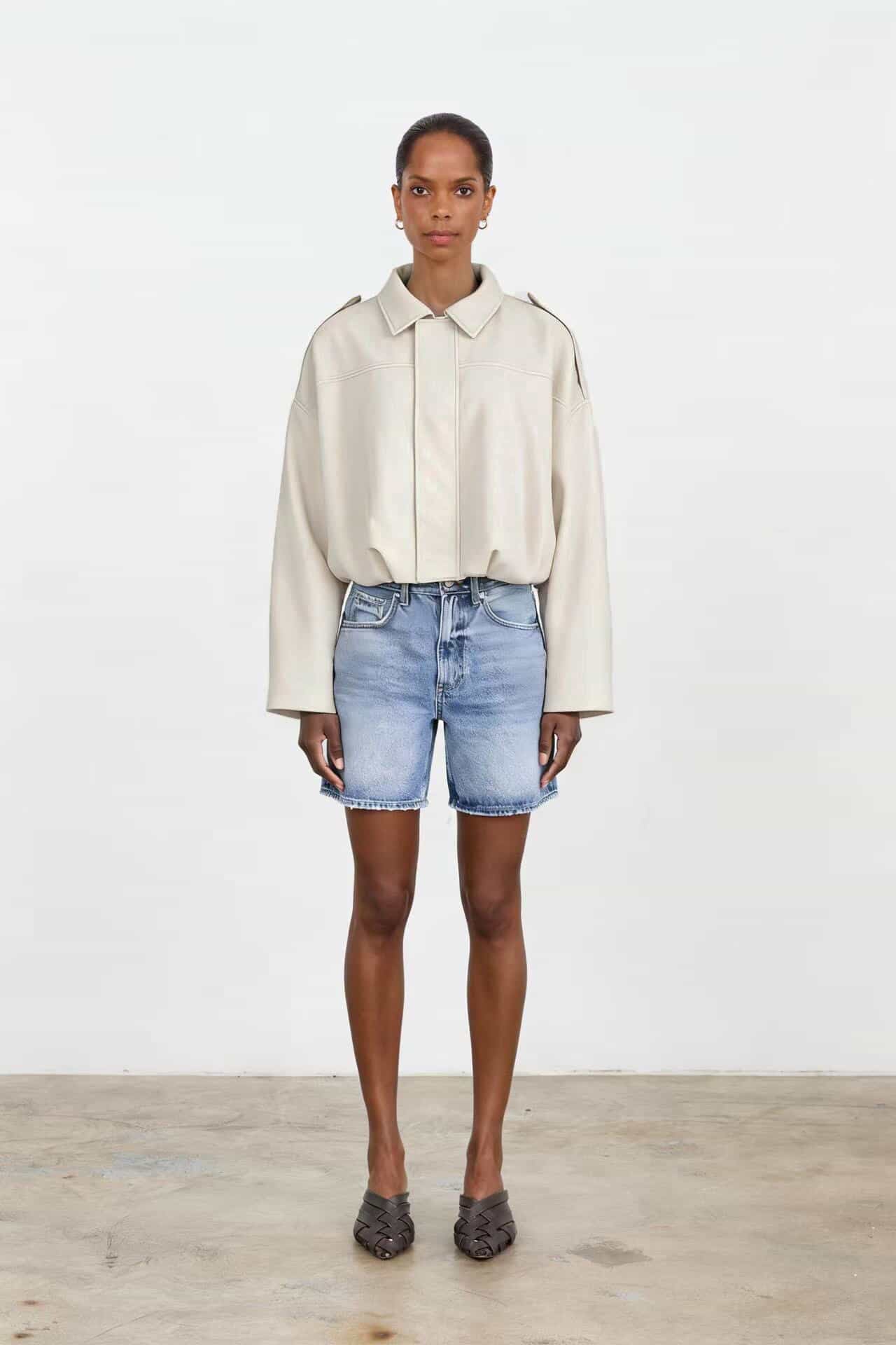 Toby Bomber Jacket - Winter White