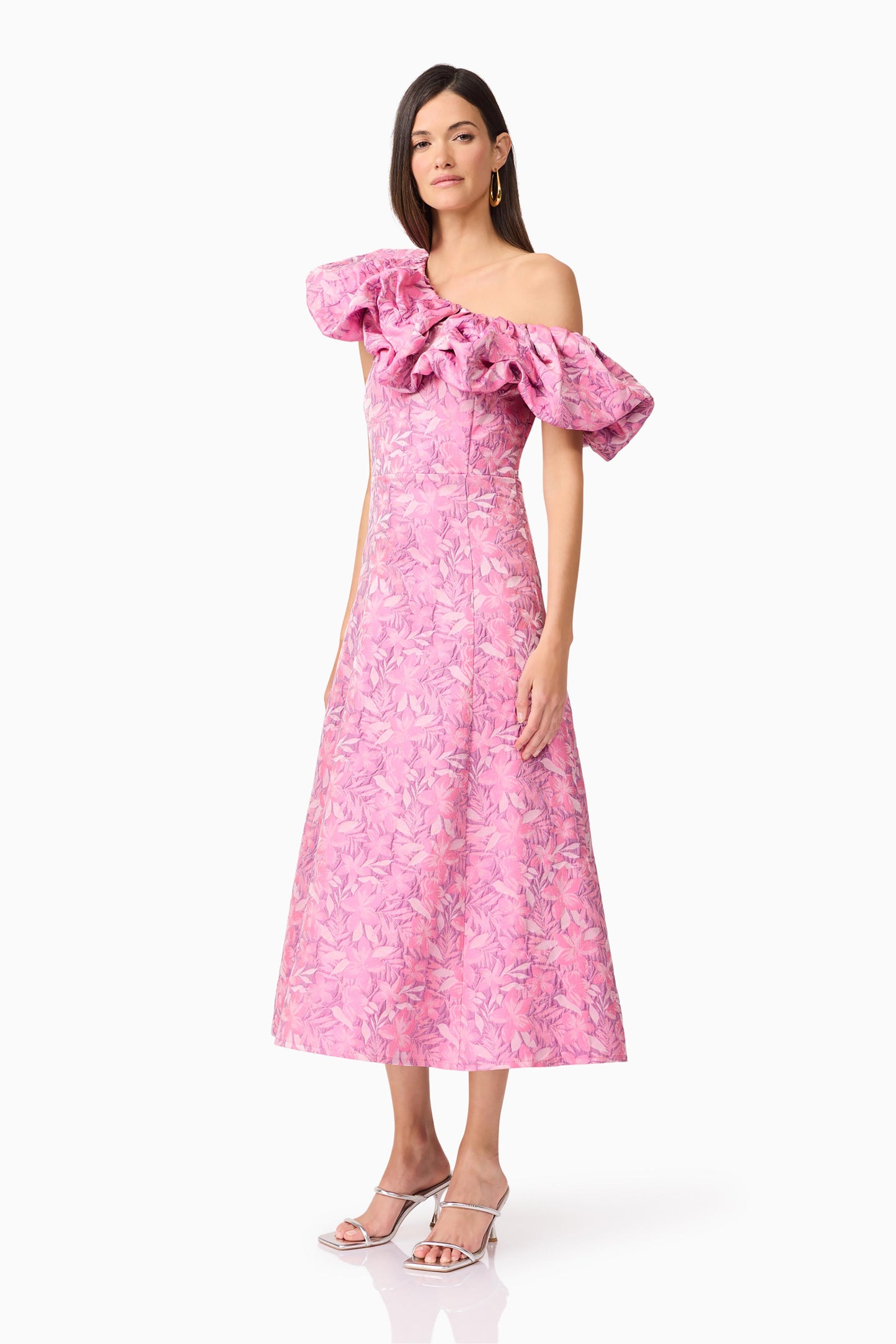 Elliatt Nadeen Midi Dress -Purple/Pink