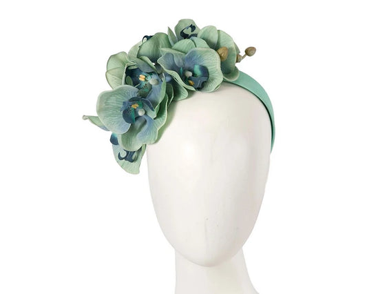 Fillies Collection Aqua Orchid Headpiece