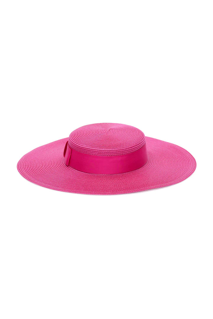 Macy Racewear Boater in Hot Pink