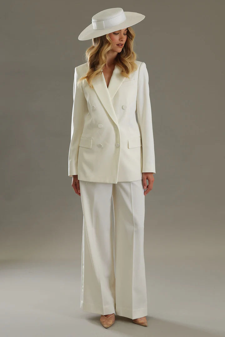Macy Racewear Boater in White
