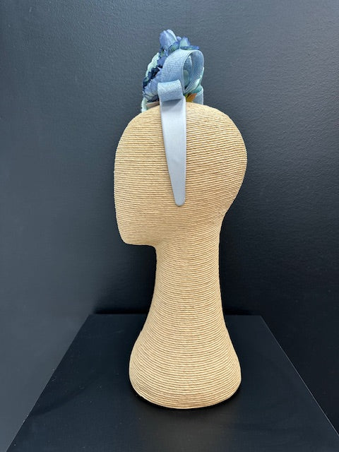 Max Alexander Light Blue Flower Headband