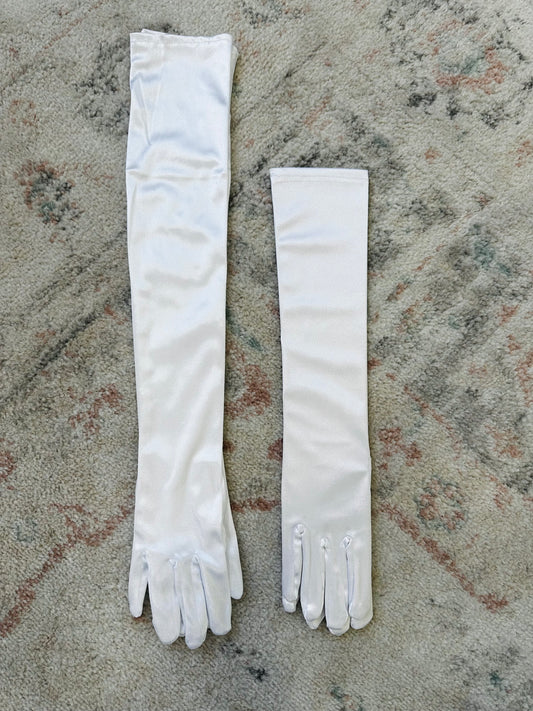 Debutante Gloves - Pure White