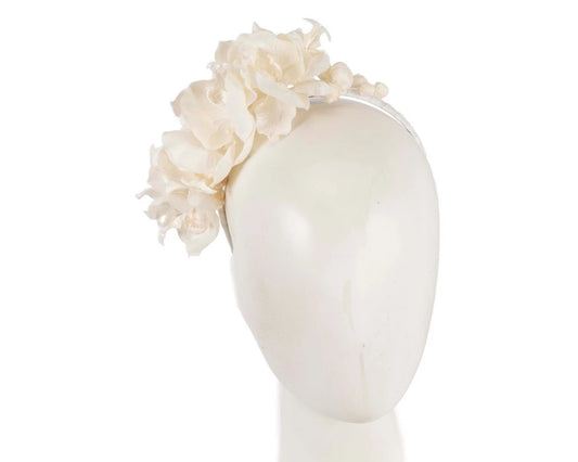 Cream Orchid Flower Headband