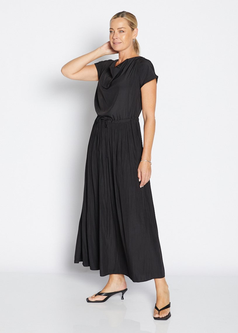 Philosophy Revolver Lustre Maxi Dress - Black
