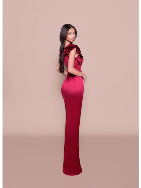 Nicoletta Blair Dress NBM1015 - Wine
