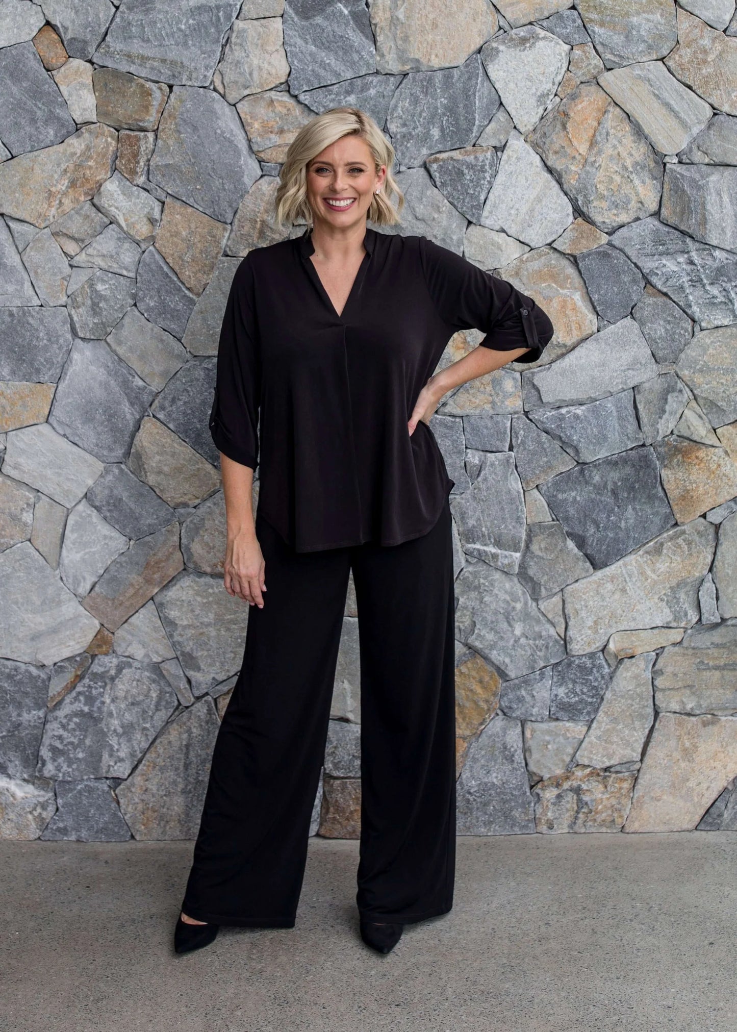 Philosophy Australia Paltrow Ultra Wide Pants - Black
