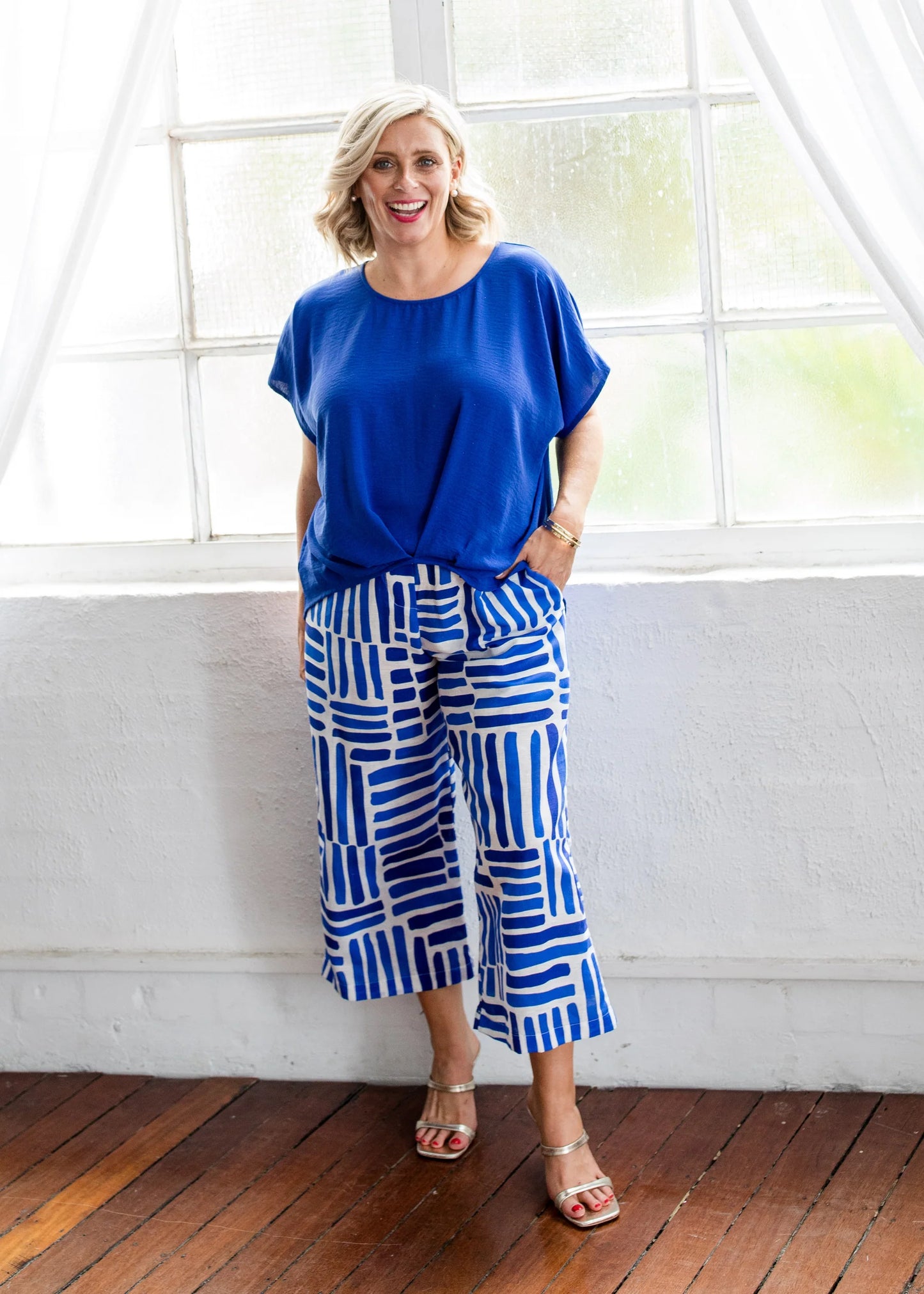 Philosophy Origami Top - Cobalt