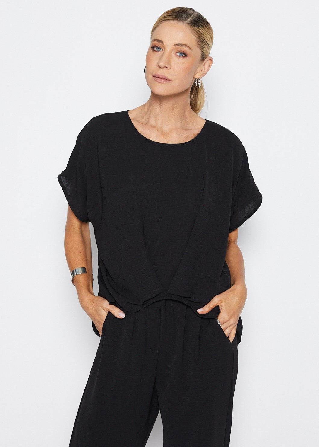 Philosophy Origami Top - Black