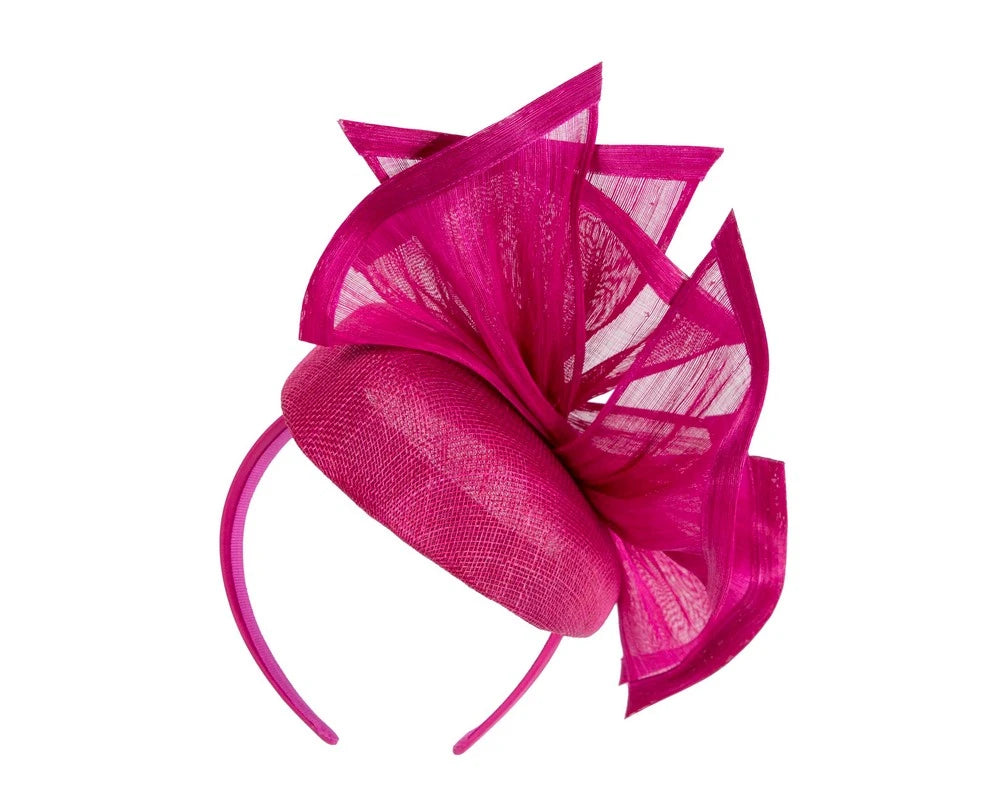 Bespoke Magenta Racing Fascinator