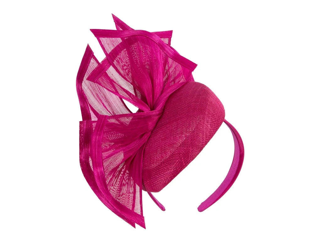 Bespoke Magenta Racing Fascinator
