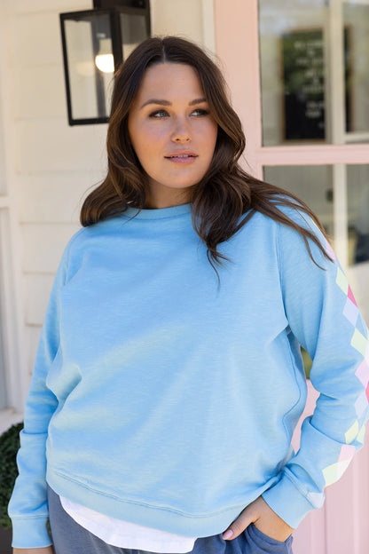 Jovie The Label Zanni Sweater - Light Blue