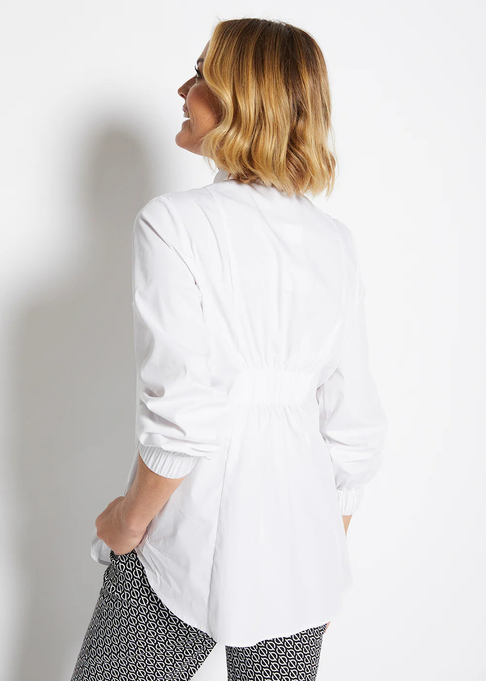 Philosophy Natalie Elastic Shirt - White