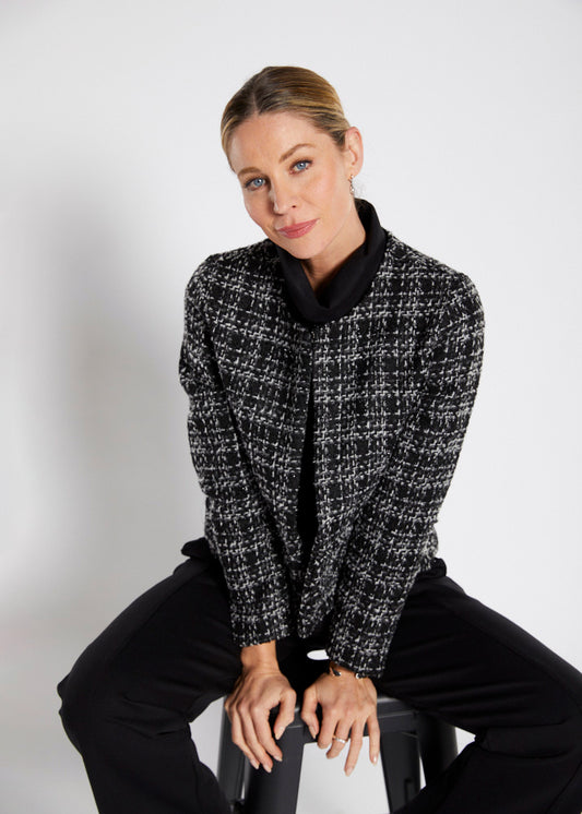 Philosophy Coco Long Sleeve Crop Jacket - Feature Check