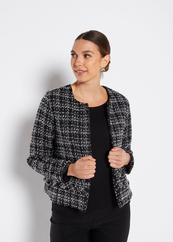 Philosophy Coco Long Sleeve Crop Jacket - Feature Check