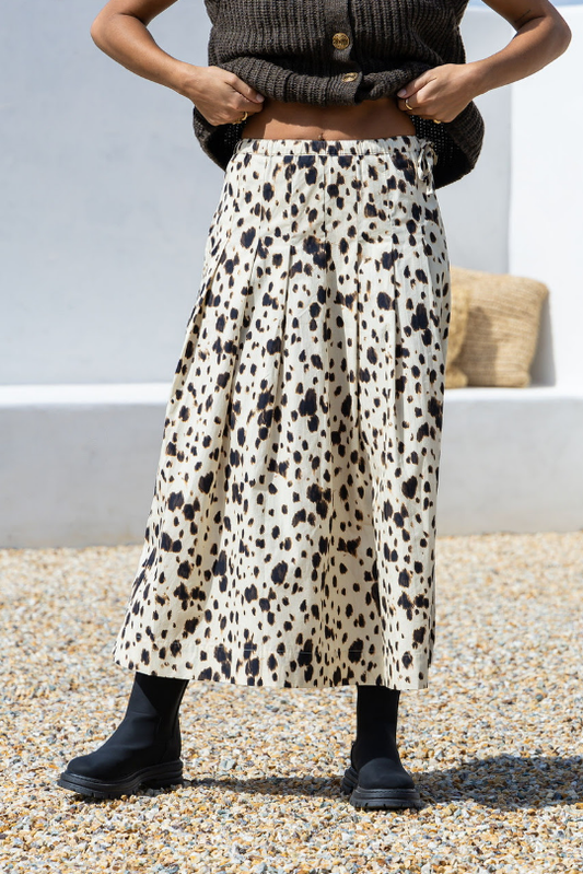 Arley Maxi Skirt - Animal Print
