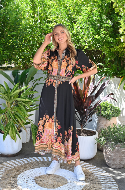 Nina Maxi Dress - Black