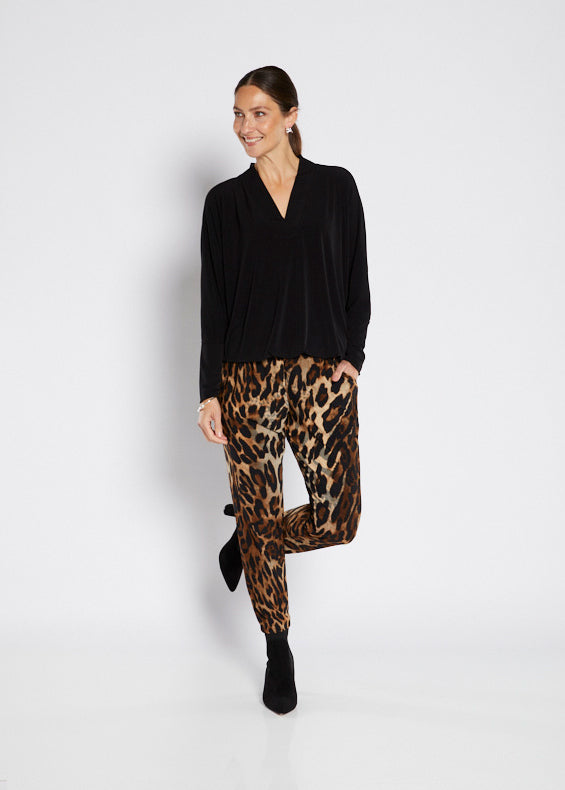 Philosophy Dublin Casual Pants - Soprano Leopard