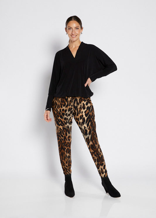 Philosophy Dublin Casual Pants - Soprano Leopard