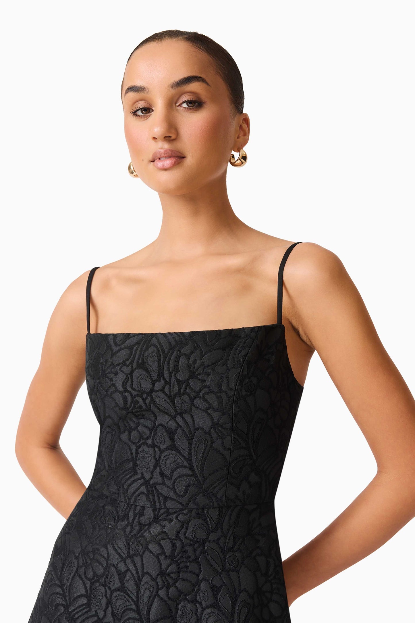 Elliatt Saffron Gown - Black