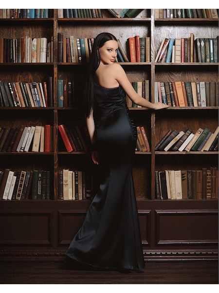 NBM1013 Formal Gown - Midnight Blue