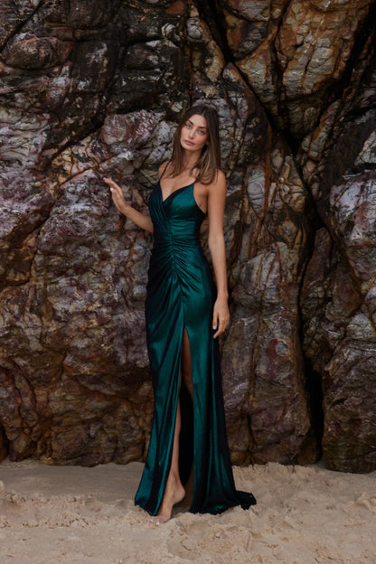 Tania Olsen Designs PO956 Lani Formal Gown - Emerald