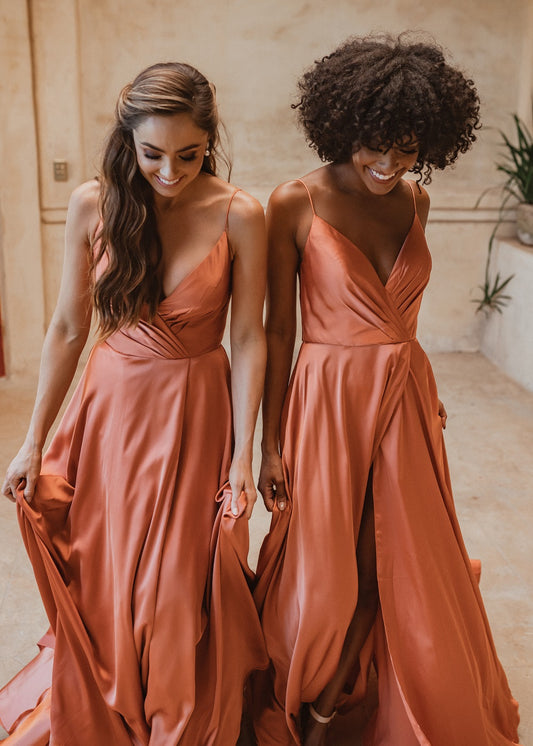 Tania Olsen Designs TO875 Suva Dress - Terracotta