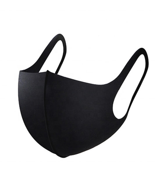 PU Face Mask - Black CLEARANCE