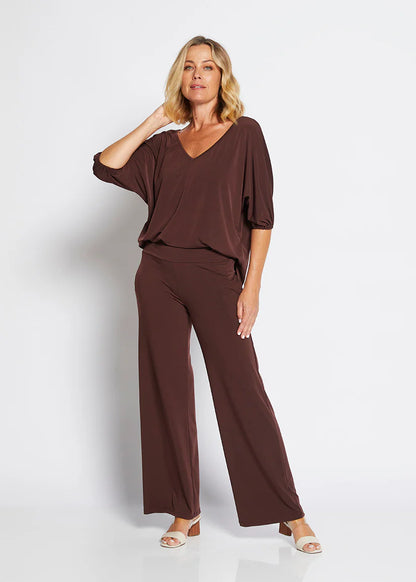 Philosophy Australia Paltrow Ultra Wide Pants - Chocolate