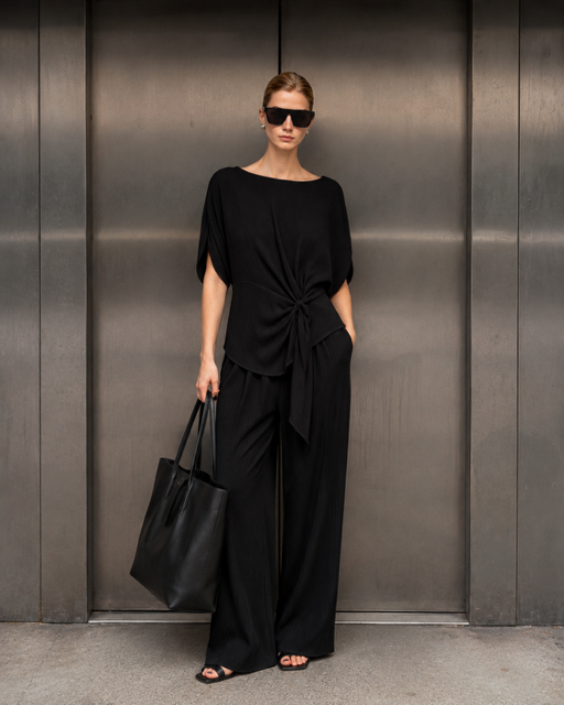 Lux Drape Front Top