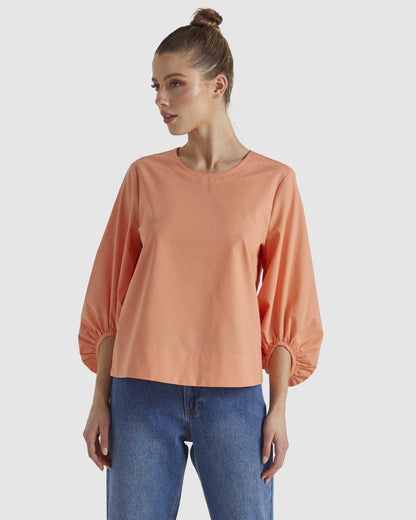 Fate & Becker Sun Jewel Top - Salmon