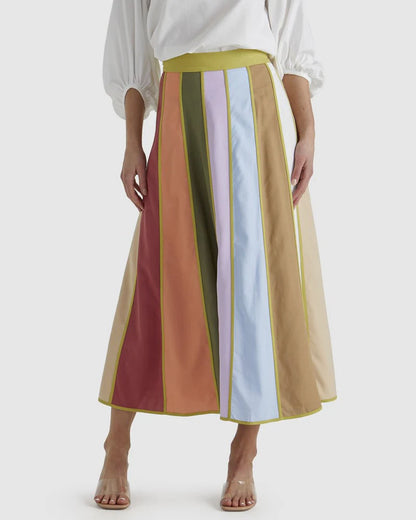 Fate & Becker Sun Jewel Skirt - Multi Stripe