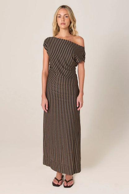 Fate & Becker Everlyn Metallic Jersey Dress