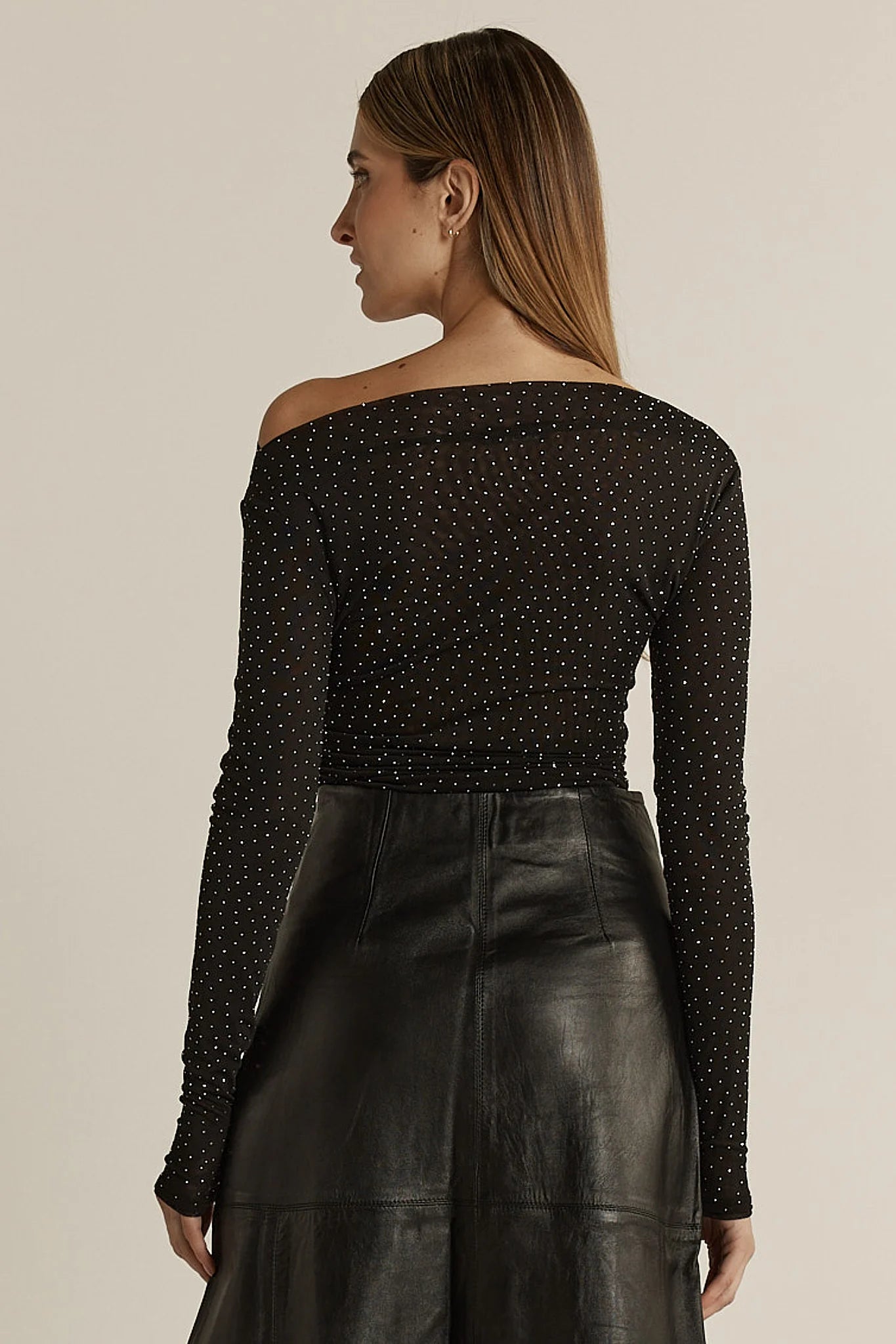 Sora Studded Top - Black