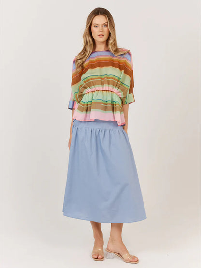 Fate & Becker Siesta Top - Multi Stripe