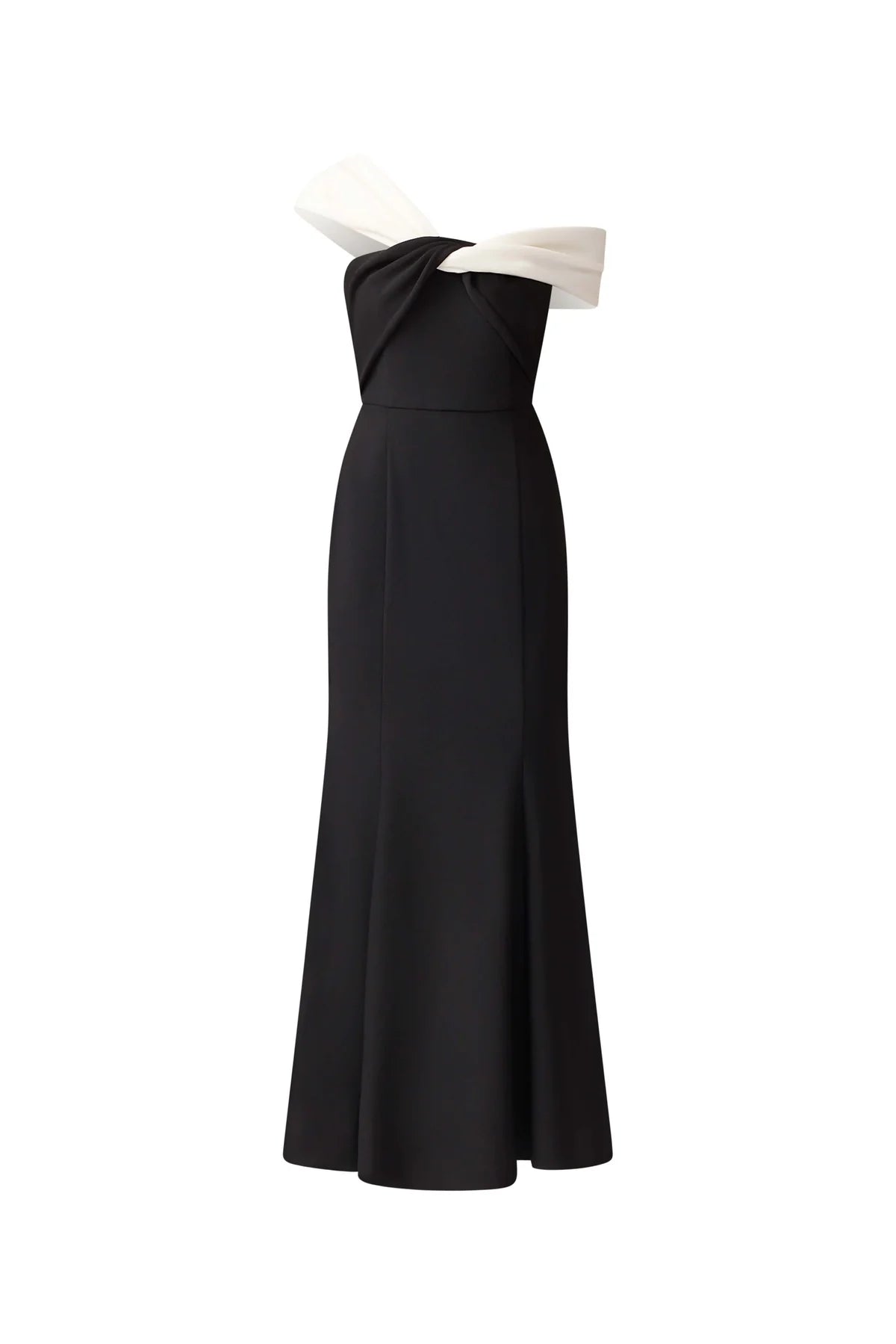 Elliatt Ruby Gown - Black/White
