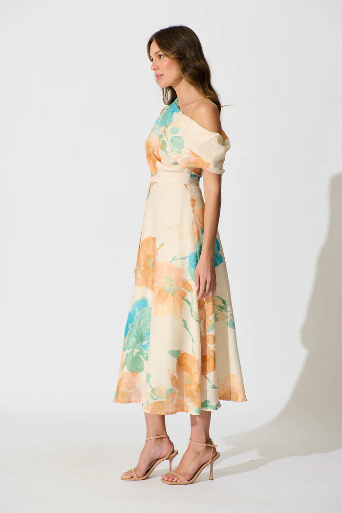 Watercolour Floral Dress